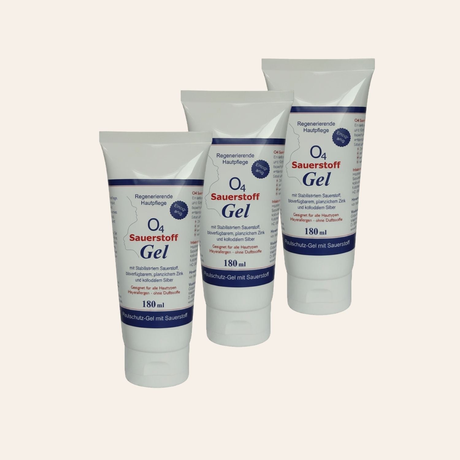 O4 Sauerstoff Gel, Hypoallergen
